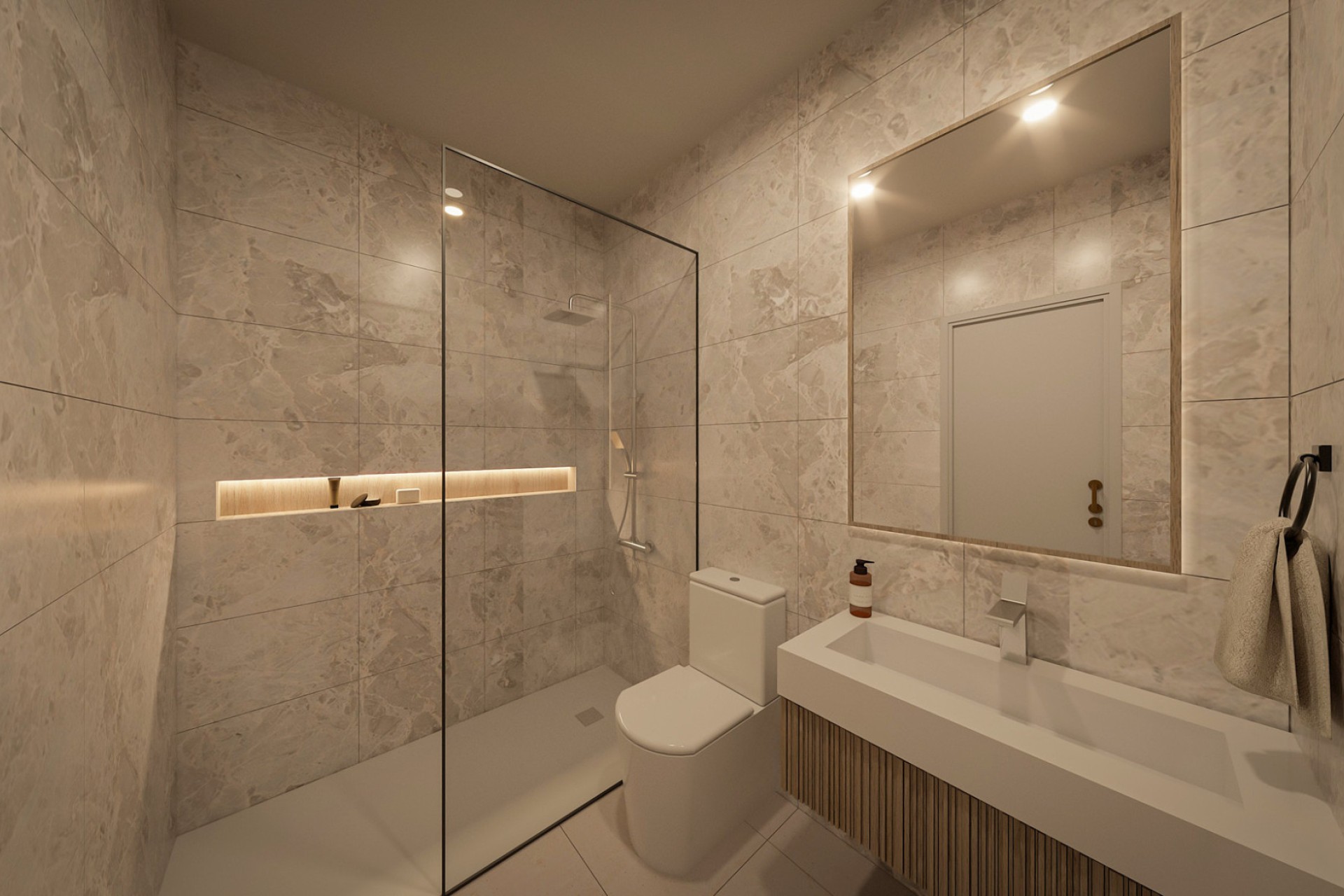 Bathroom - New build properties in Sierra Cabrera, Almería