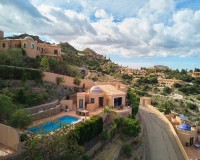 Detached villa with pool and sea views in Sierra Cabrera, Almería, for sale with Domo Estate Agency.