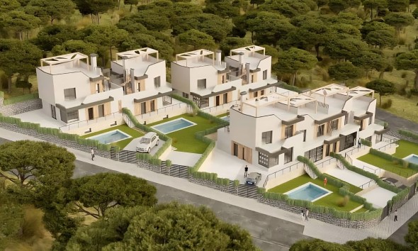 Halfopen bebouwing - Nieuwbouw Woningen - Polop - Polop