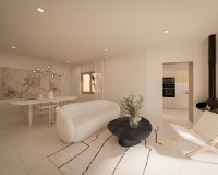 Modern living room - New Build in Sierra Cabrera, Almería