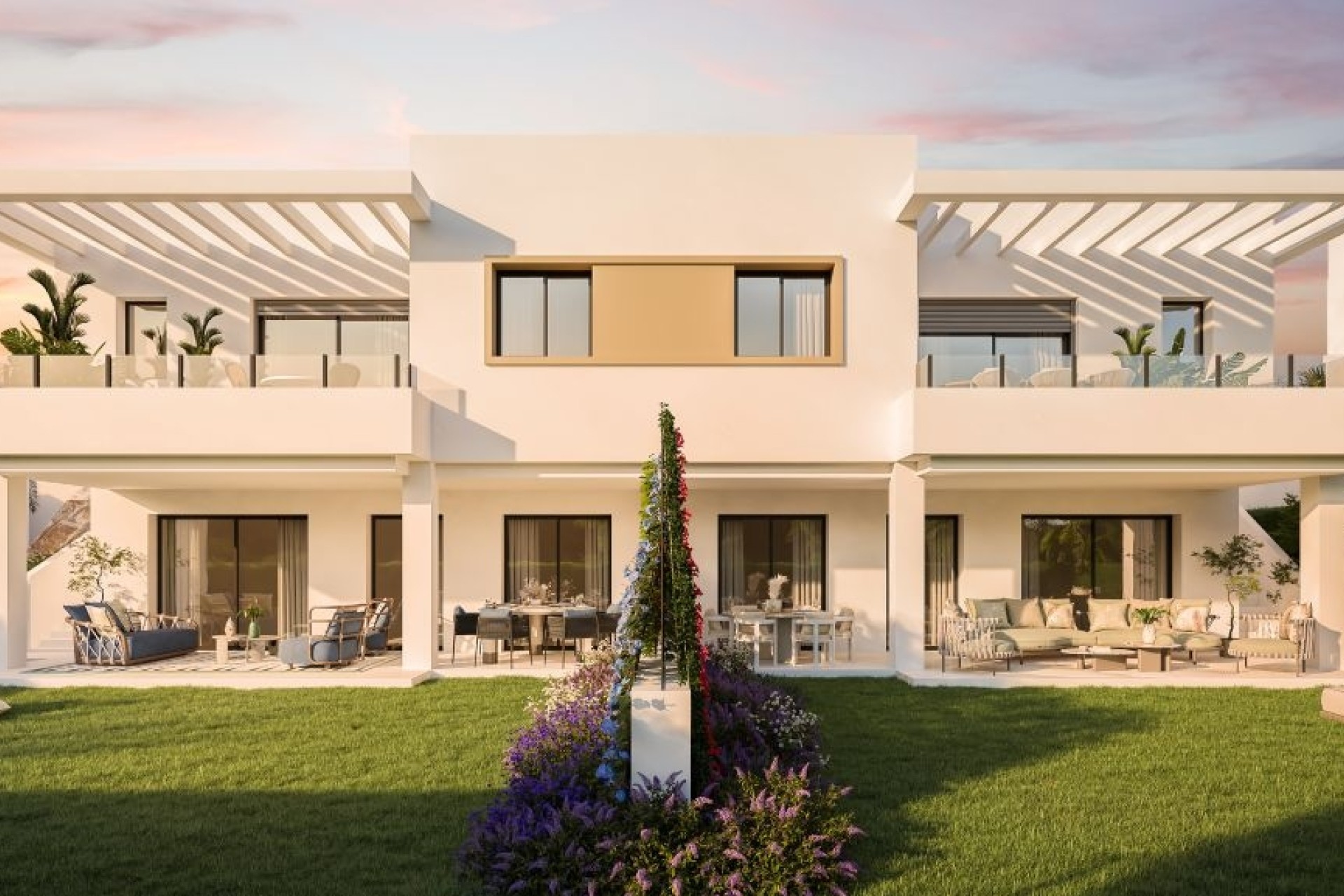 Neue Gebäude - Doppelhaushälfte - Estepona