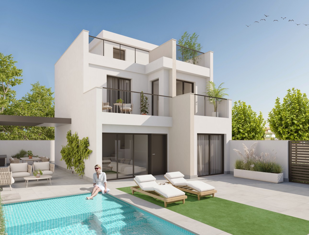 Neue Gebäude - Einfamilienhaus - Los Alcázares