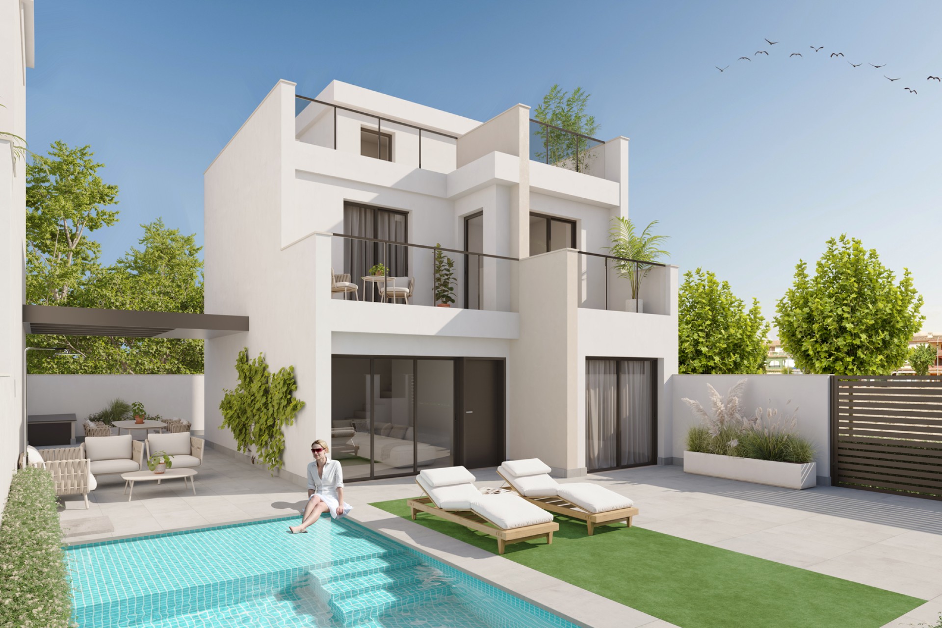 Neue Gebäude - Einfamilienhaus - Los Alcázares