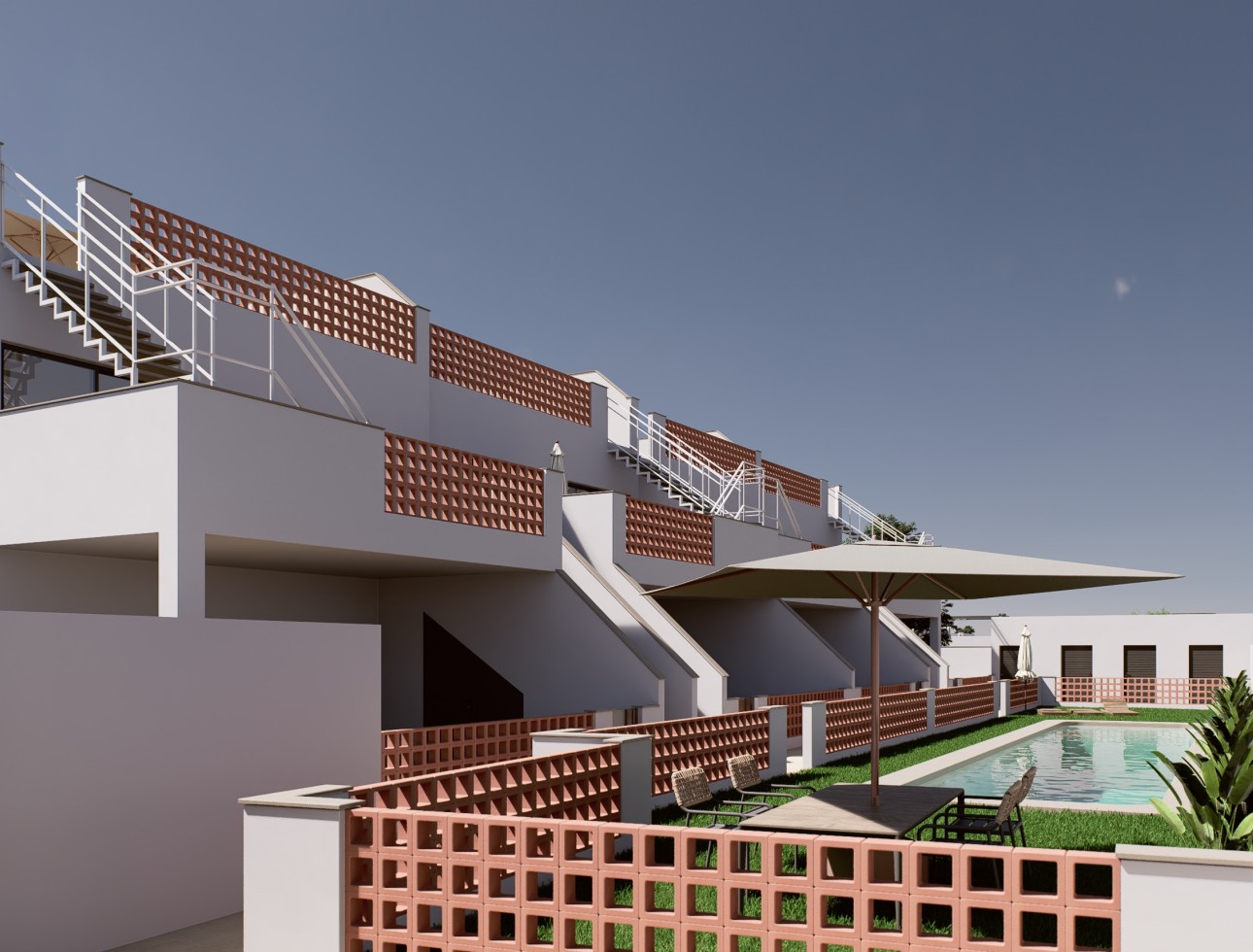 Neue Gebäude - Flach gelegener Bungalow - Pilar de la Horadada