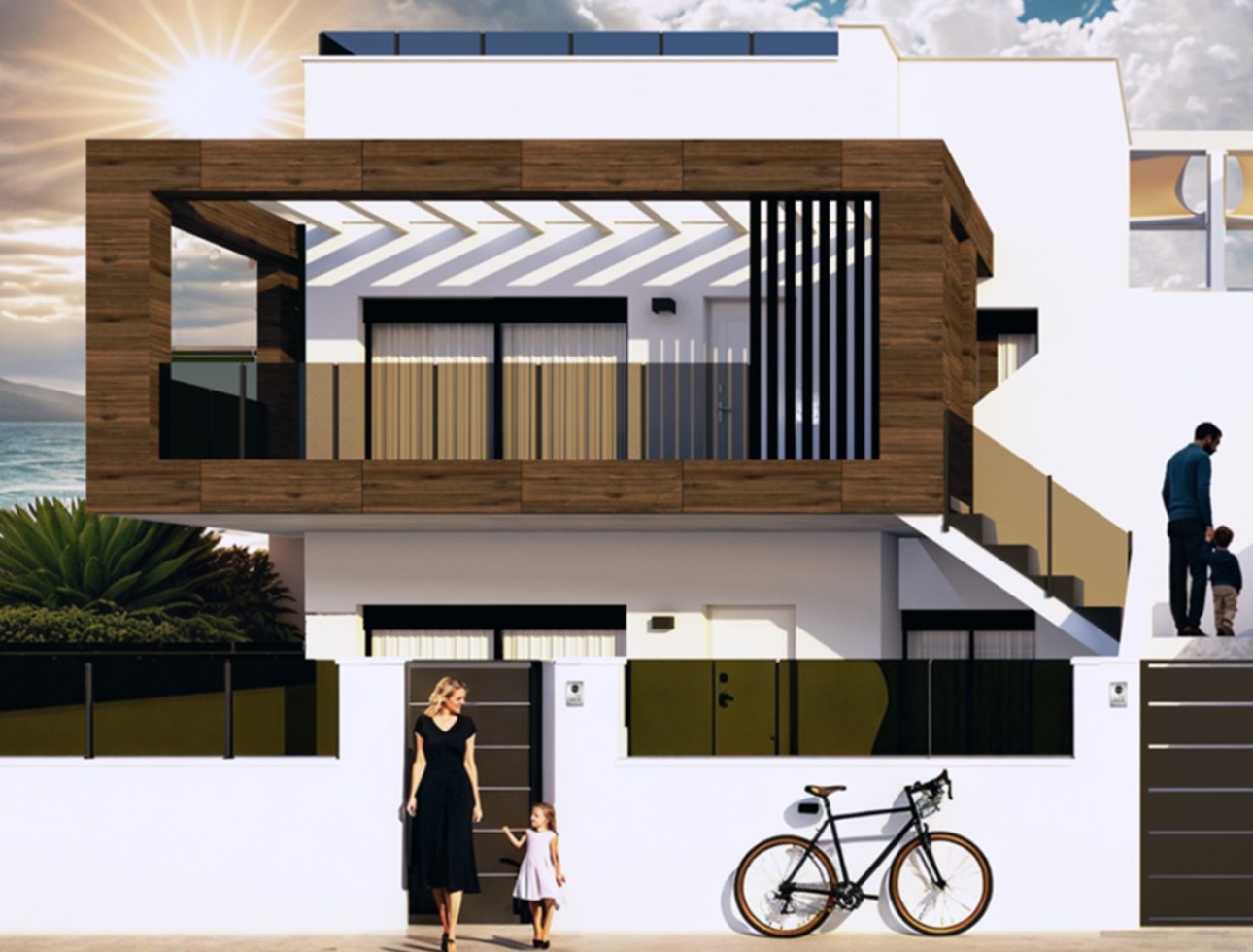 Neue Gebäude - Flach gelegener Bungalow - San Pedro del Pinatar