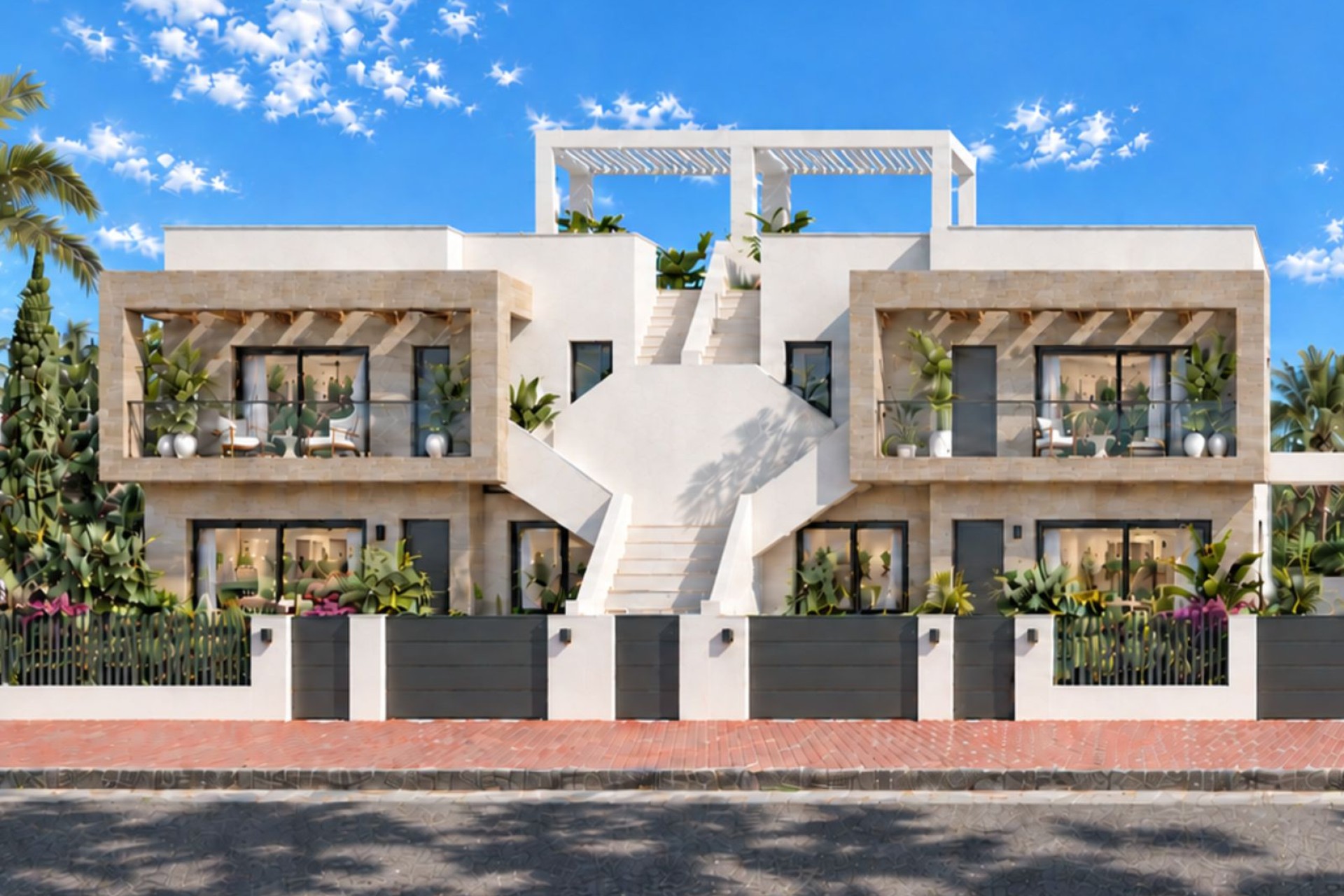 Neue Gebäude - Flach gelegener Bungalow - San Pedro del Pinatar