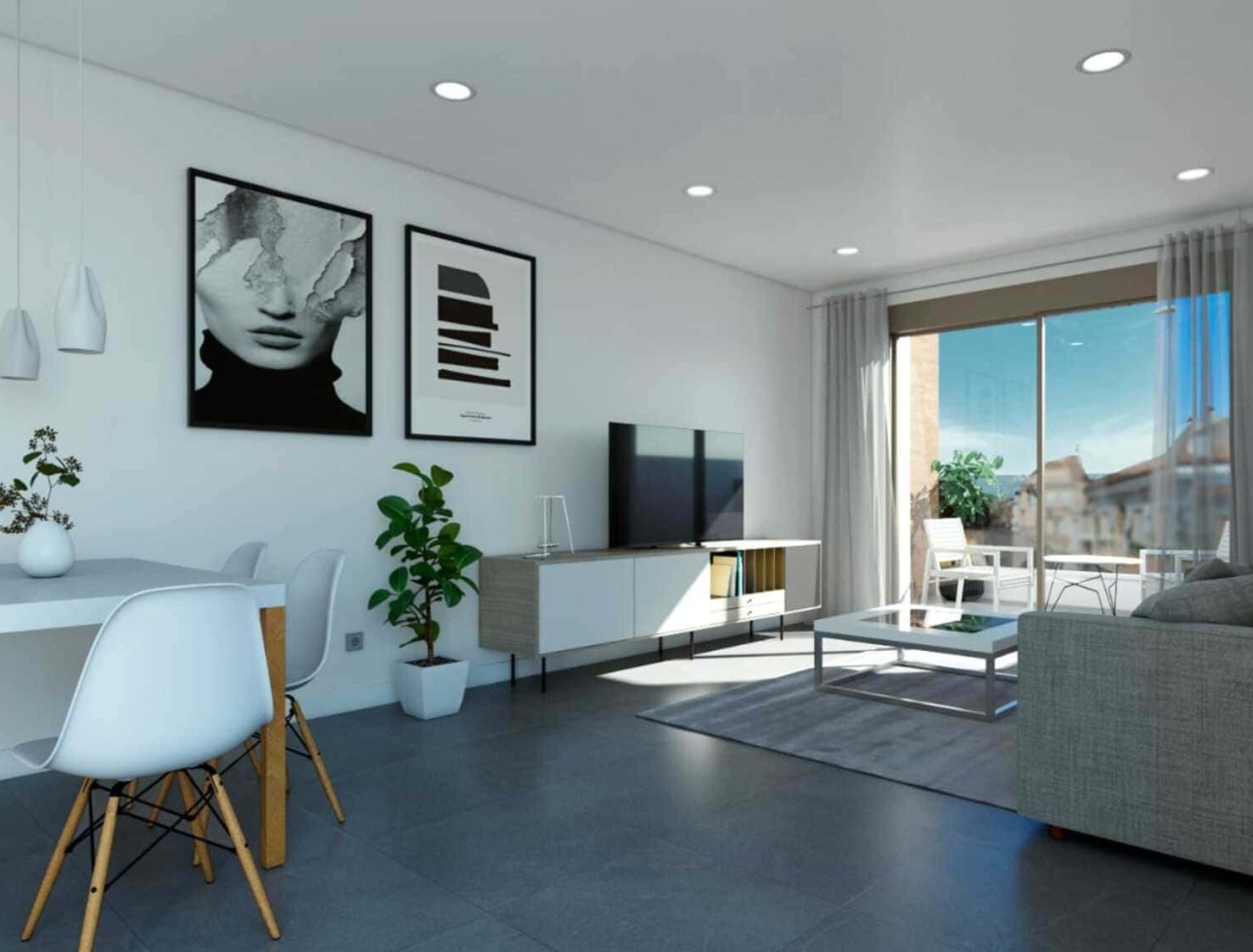 Neue Gebäude - Flach gelegener Bungalow - San Pedro del Pinatar