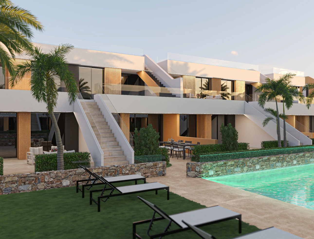 Neue Gebäude - Hoch gelegener Bungalow - Condado de Alhama
