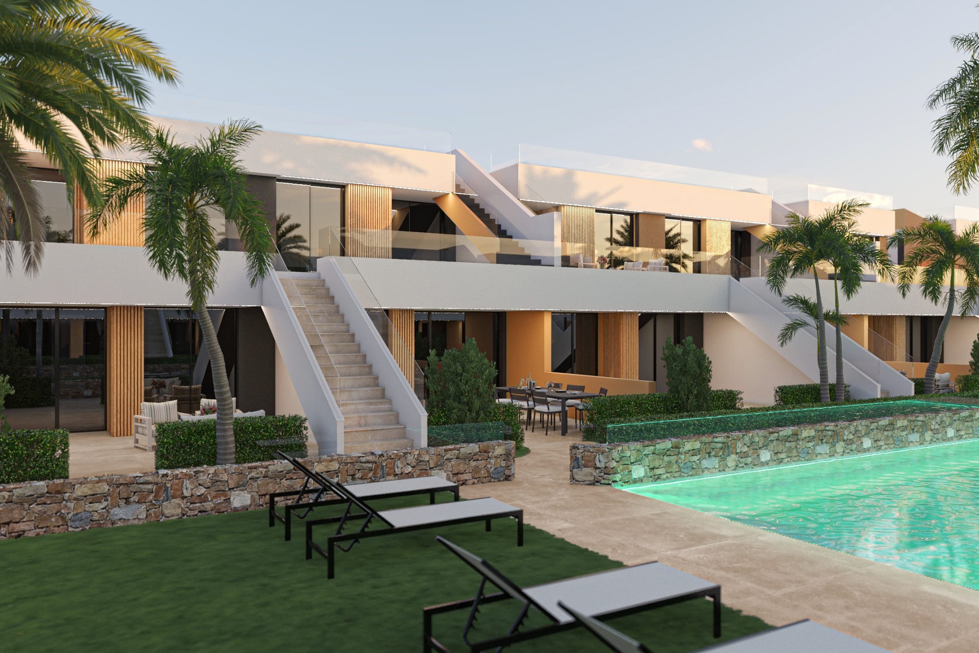 Neue Gebäude - Hoch gelegener Bungalow - Condado de Alhama