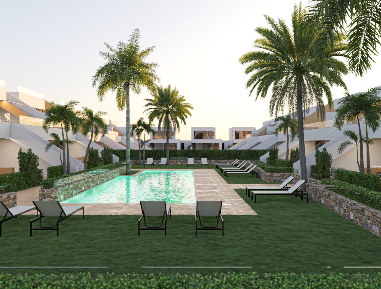 Neue Gebäude - Hoch gelegener Bungalow - Condado de Alhama