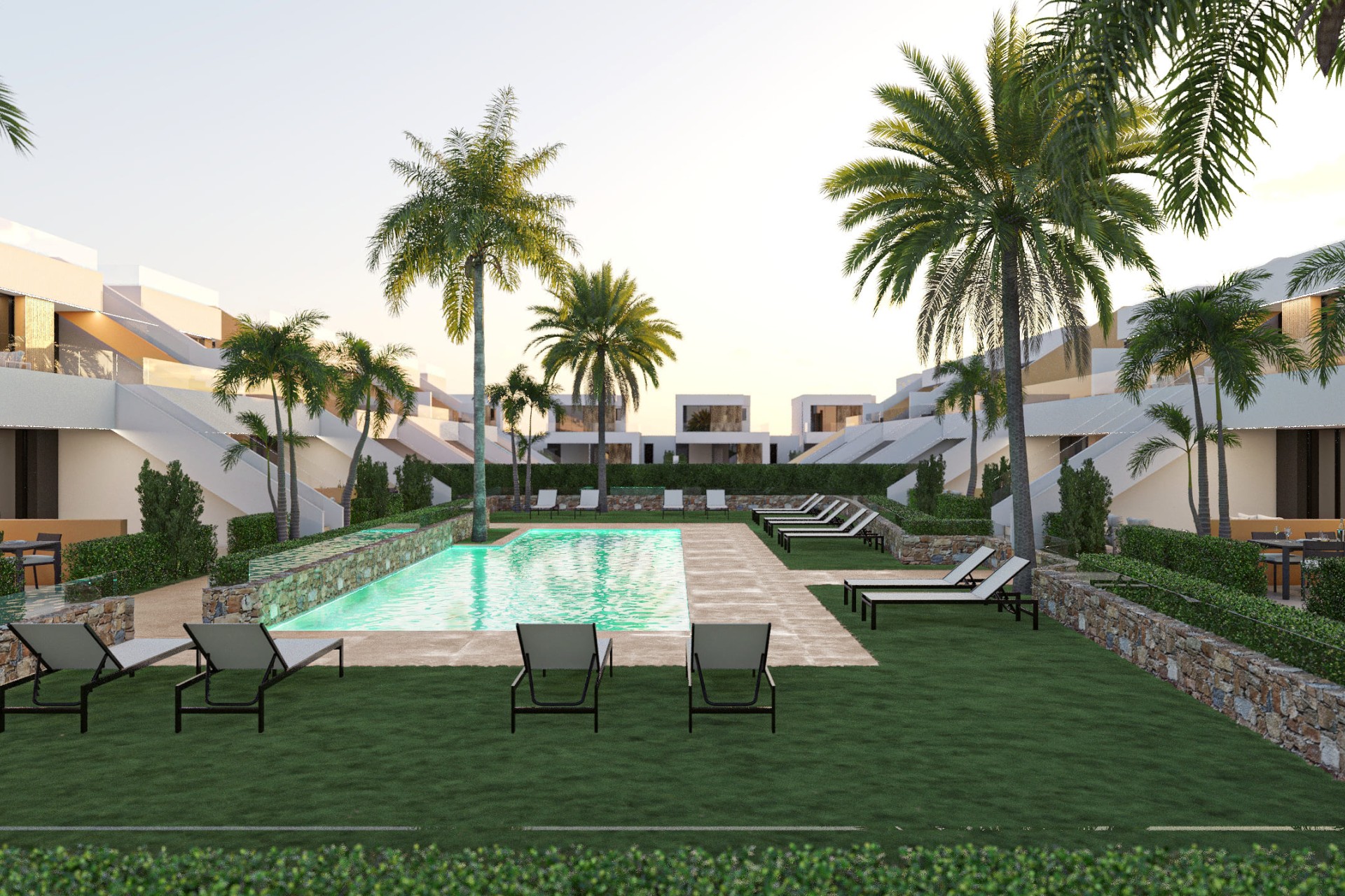 Neue Gebäude - Hoch gelegener Bungalow - Condado de Alhama