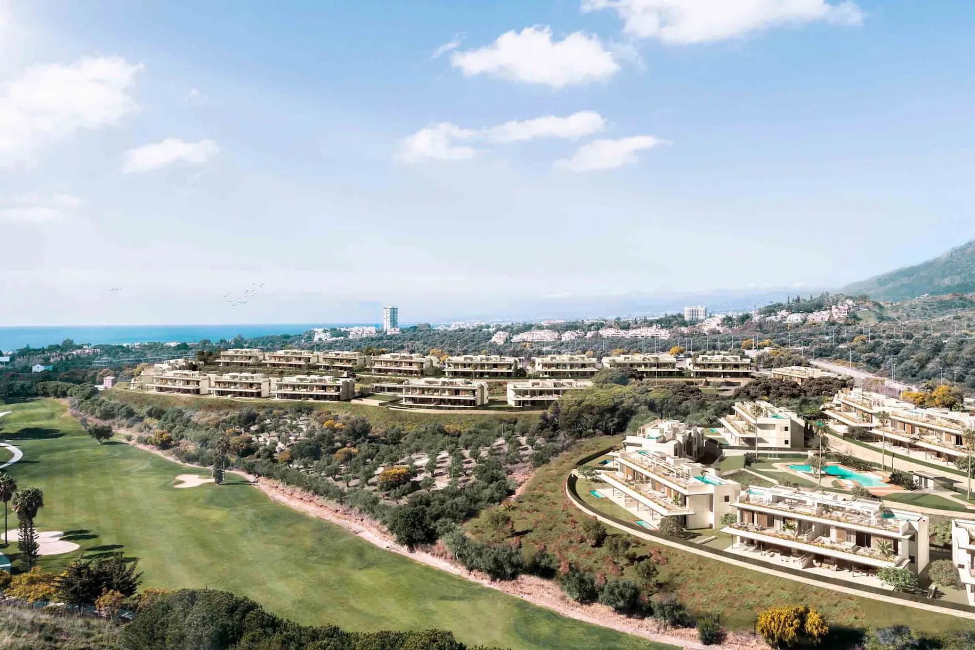 Neue Gebäude - Hoch gelegener Bungalow - Marbella