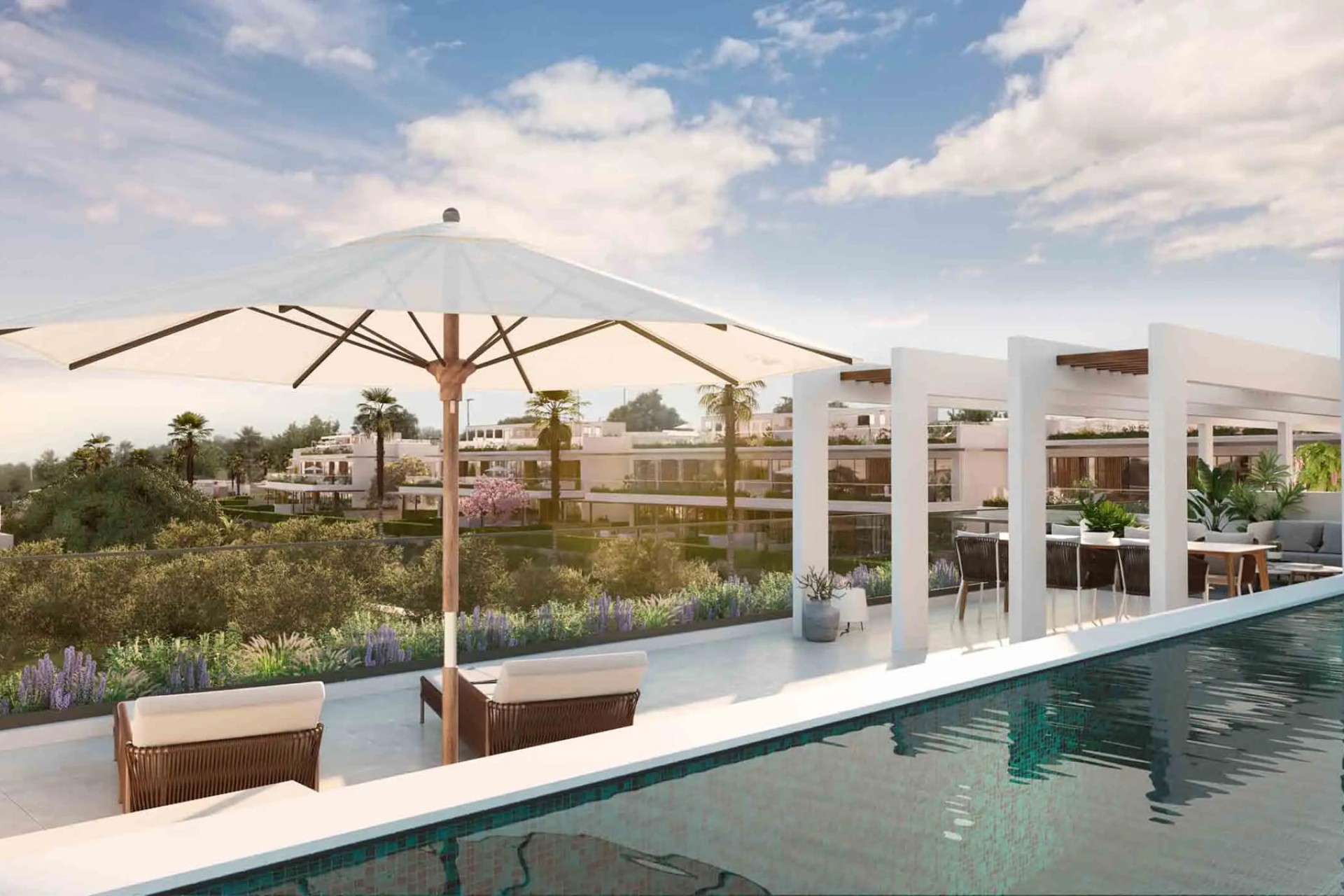 Neue Gebäude - Hoch gelegener Bungalow - Marbella