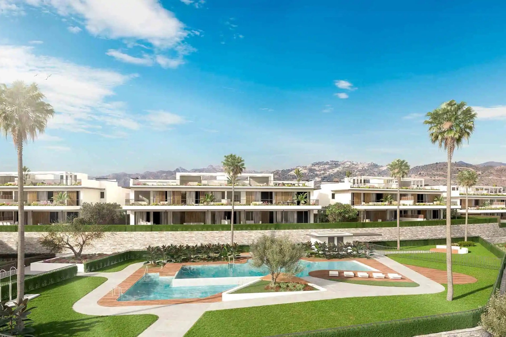 Neue Gebäude - Hoch gelegener Bungalow - Marbella