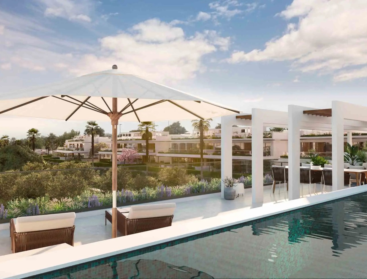 Neue Gebäude - Hoch gelegener Bungalow - Marbella