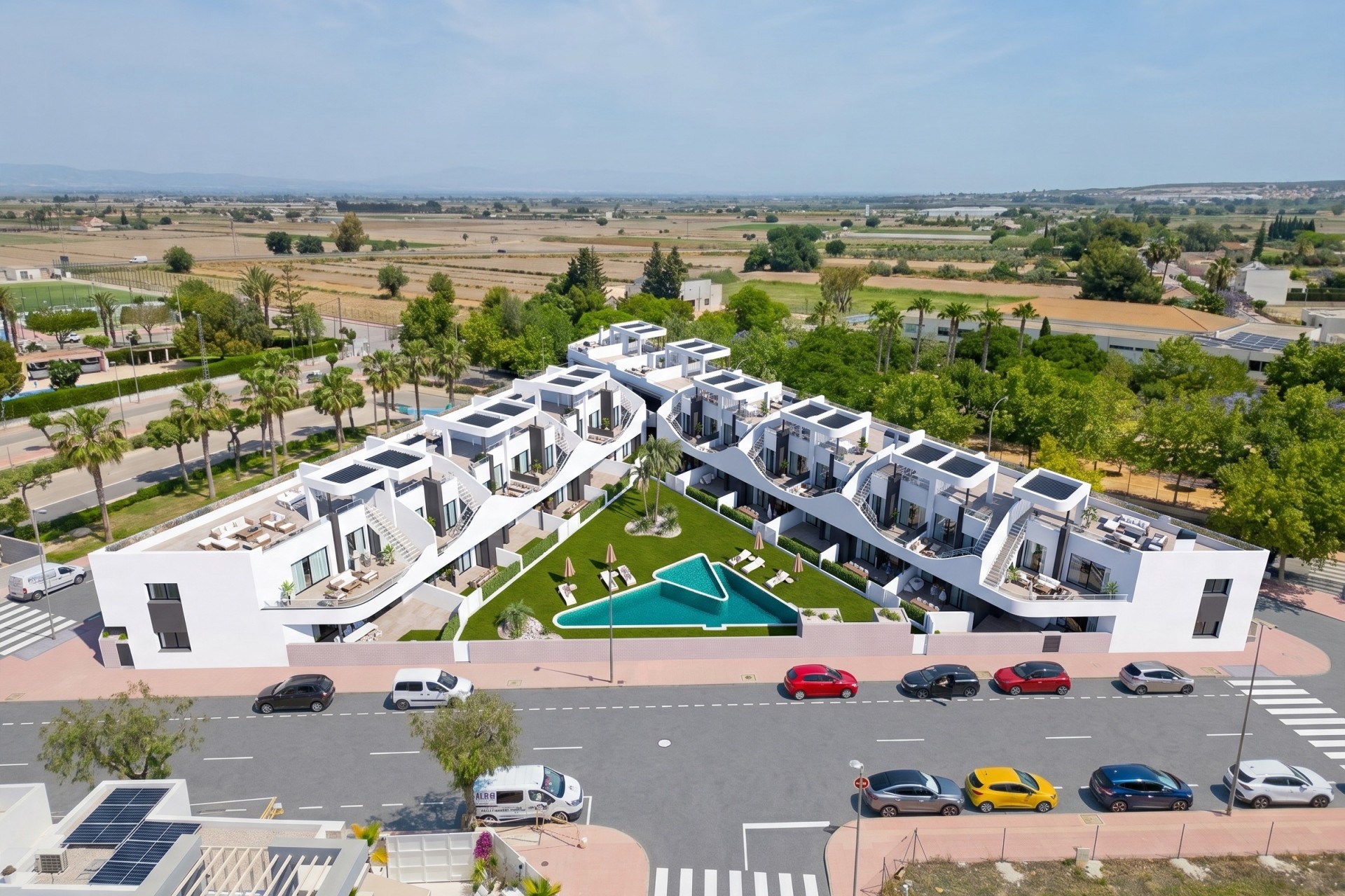 Neue Gebäude - Hoch gelegener Bungalow - San Fulgencio