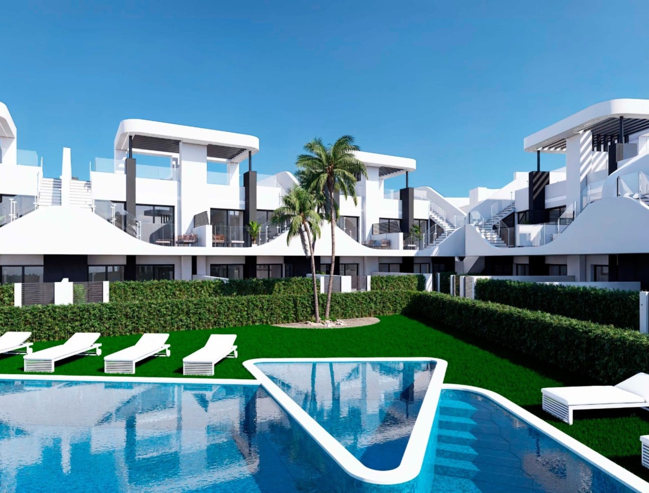 Neue Gebäude - Hoch gelegener Bungalow - San Fulgencio