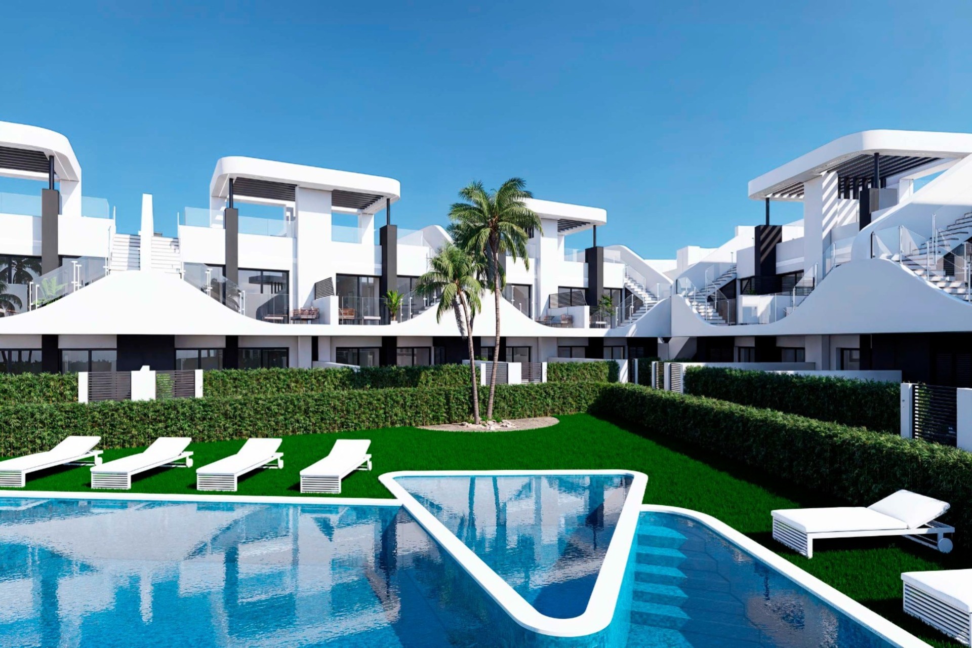 Neue Gebäude - Hoch gelegener Bungalow - San Fulgencio
