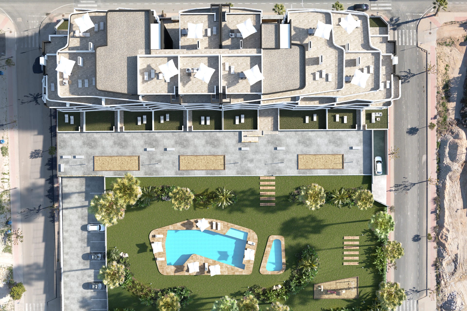 Neue Gebäude - Penthouse - San Miguel de Salinas