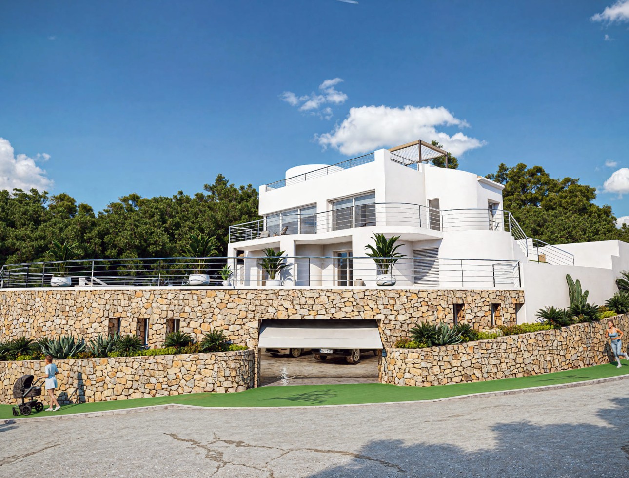 Neue Gebäude - Villa / Doppelhaushälfte - Altea