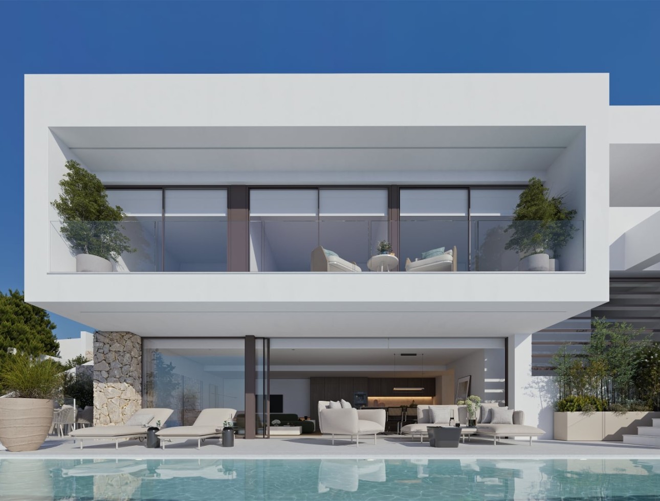 Neue Gebäude - Villa / Doppelhaushälfte - Altea