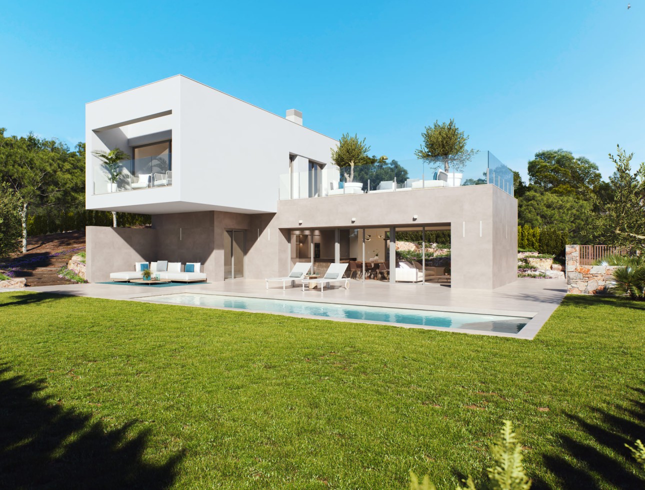 Neue Gebäude - Villa / Doppelhaushälfte - Dehesa de Campoamor