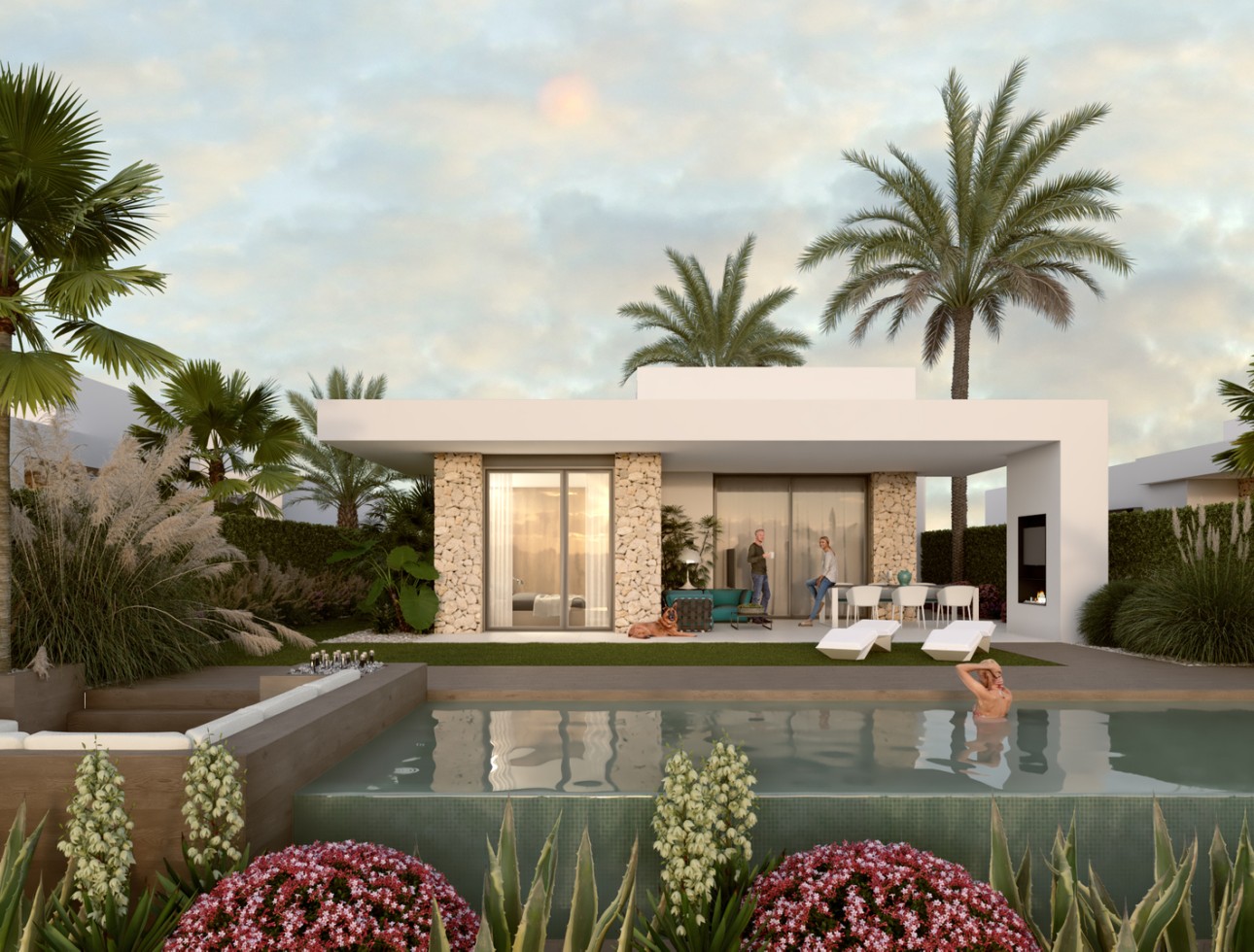 Neue Gebäude - Villa / Doppelhaushälfte - La Finca Golf