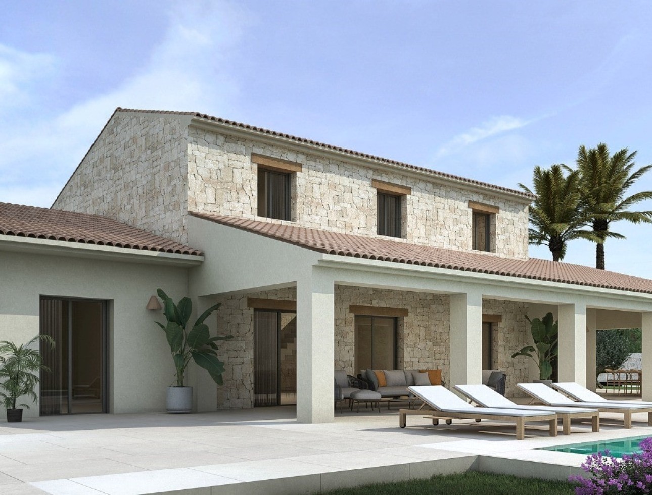Neue Gebäude - Villa / Doppelhaushälfte - Moraira