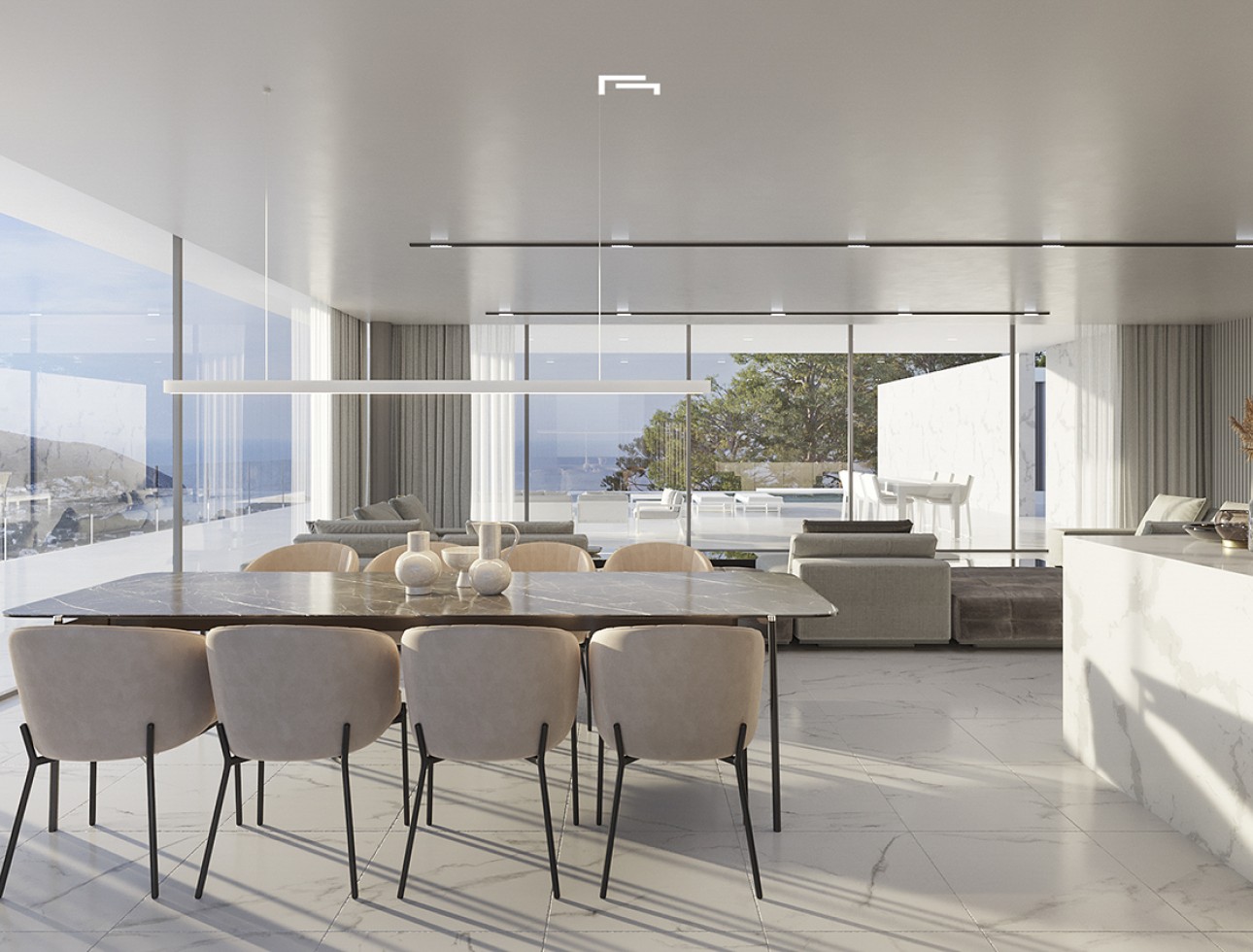 Neue Gebäude - Villa / Doppelhaushälfte - Moraira