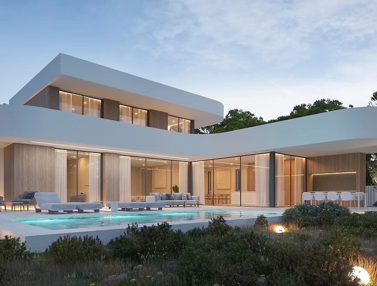 Neue Gebäude - Villa / Doppelhaushälfte - Moraira