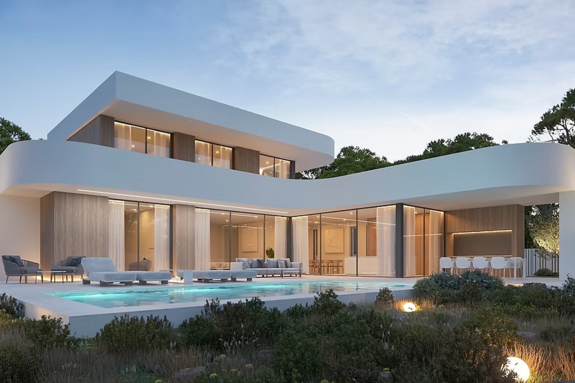Neue Gebäude - Villa / Doppelhaushälfte - Moraira