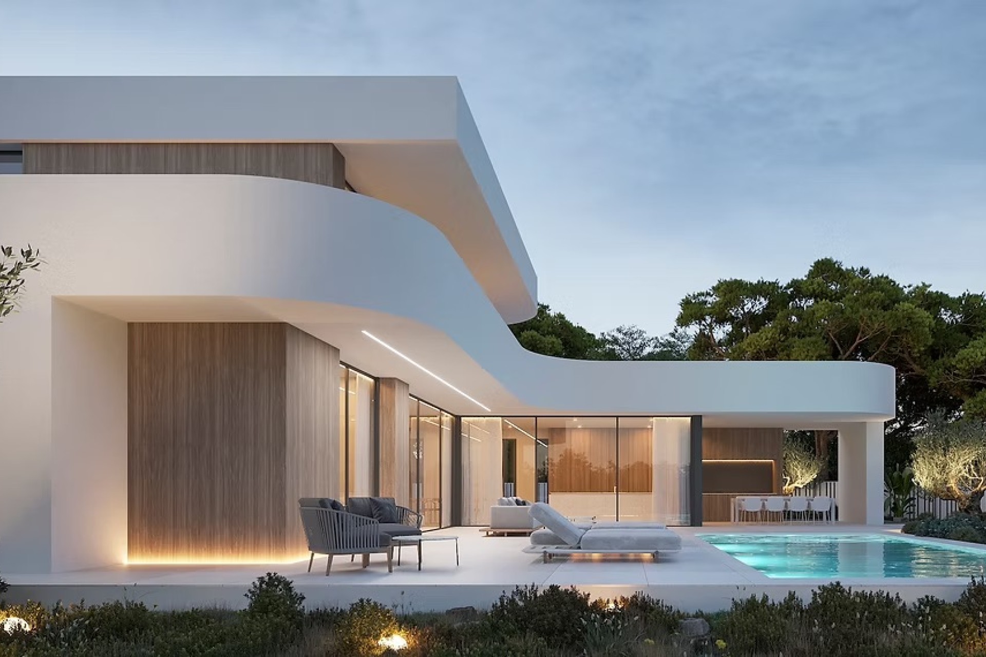 Neue Gebäude - Villa / Doppelhaushälfte - Moraira