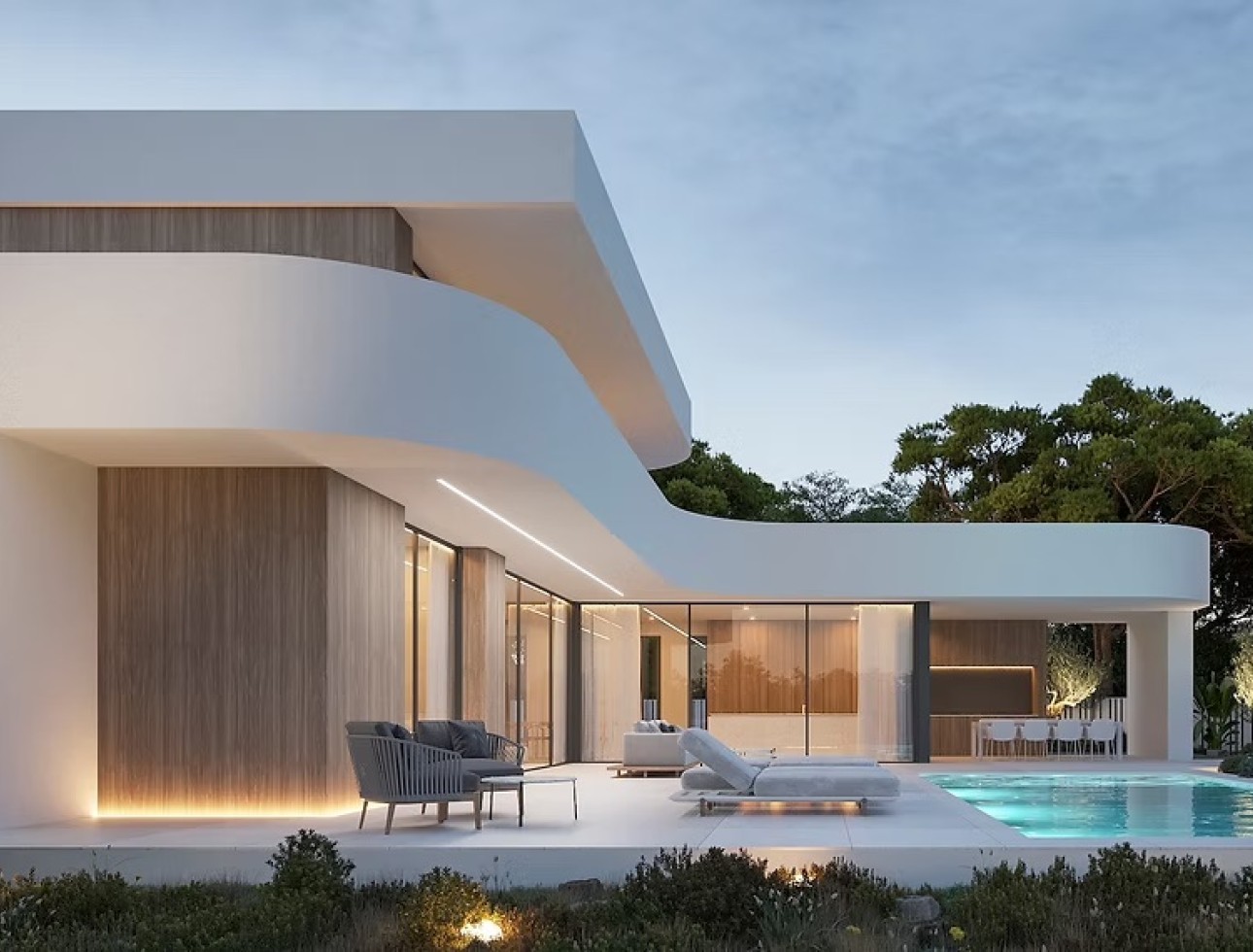 Neue Gebäude - Villa / Doppelhaushälfte - Moraira