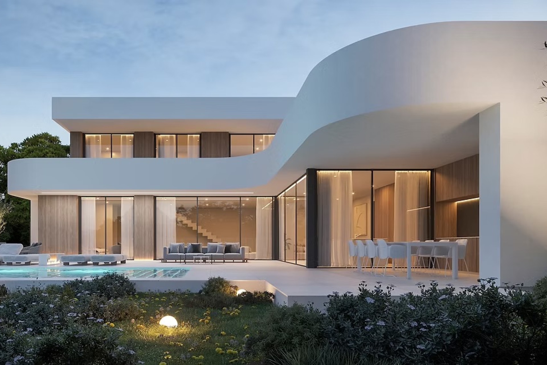 Neue Gebäude - Villa / Doppelhaushälfte - Moraira