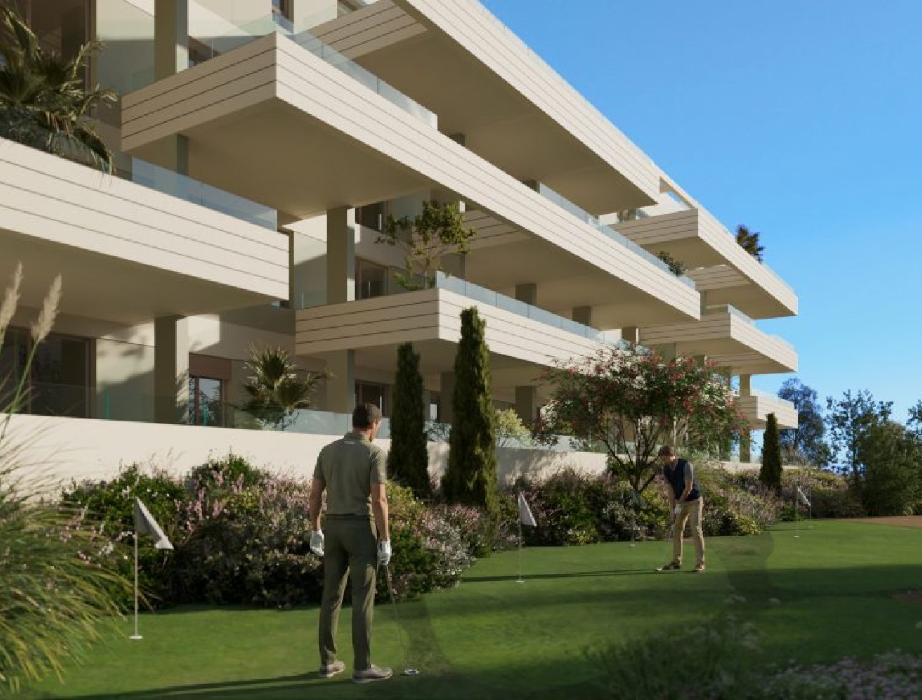 New Build - Apartment / flat - Las Lagunas de Mijas