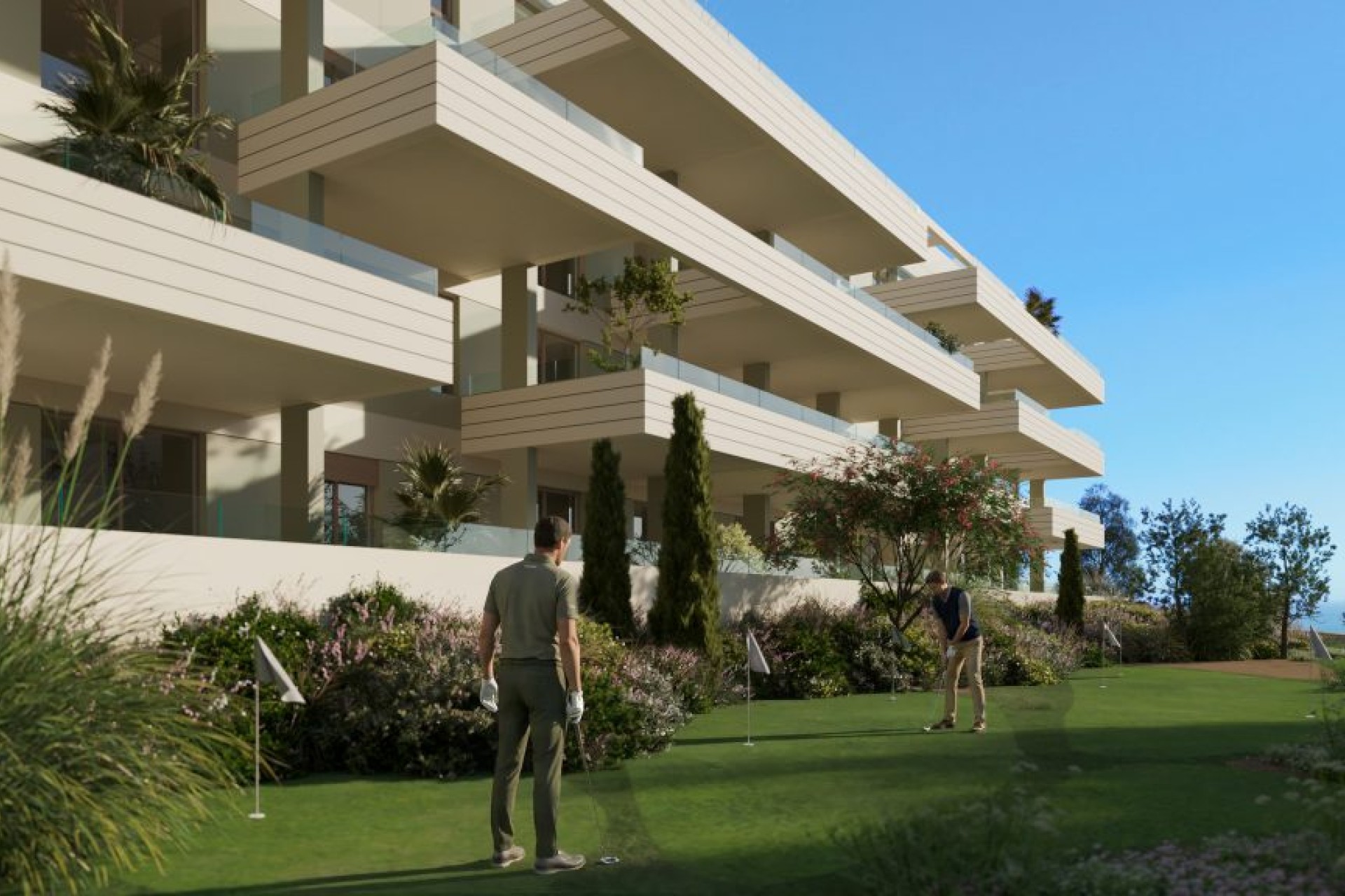 New Build - Apartment / flat - Las Lagunas de Mijas