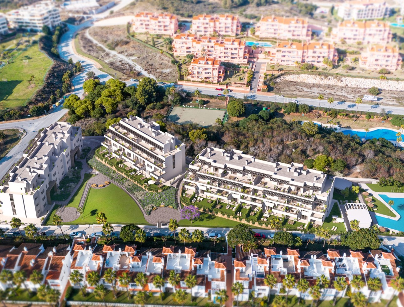 New Build - Apartment / flat - Las Lagunas de Mijas