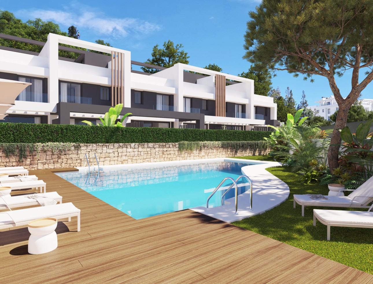 New Build - terraced - Las Lagunas de Mijas