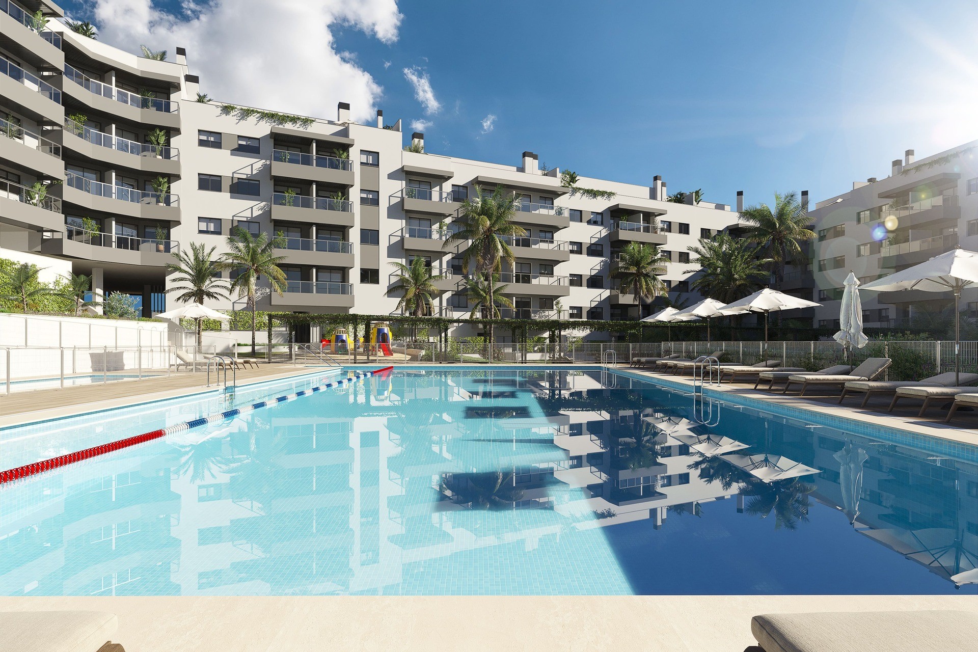Nieuwbouw Woningen - Appartement / flat - Las Lagunas de Mijas