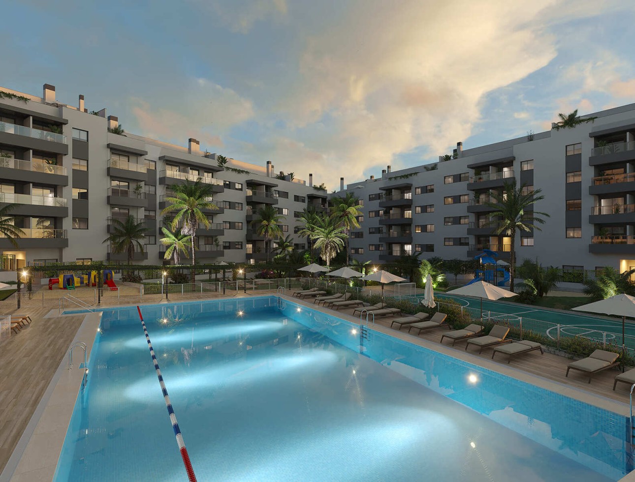 Nieuwbouw Woningen - Appartement / flat - Las Lagunas de Mijas