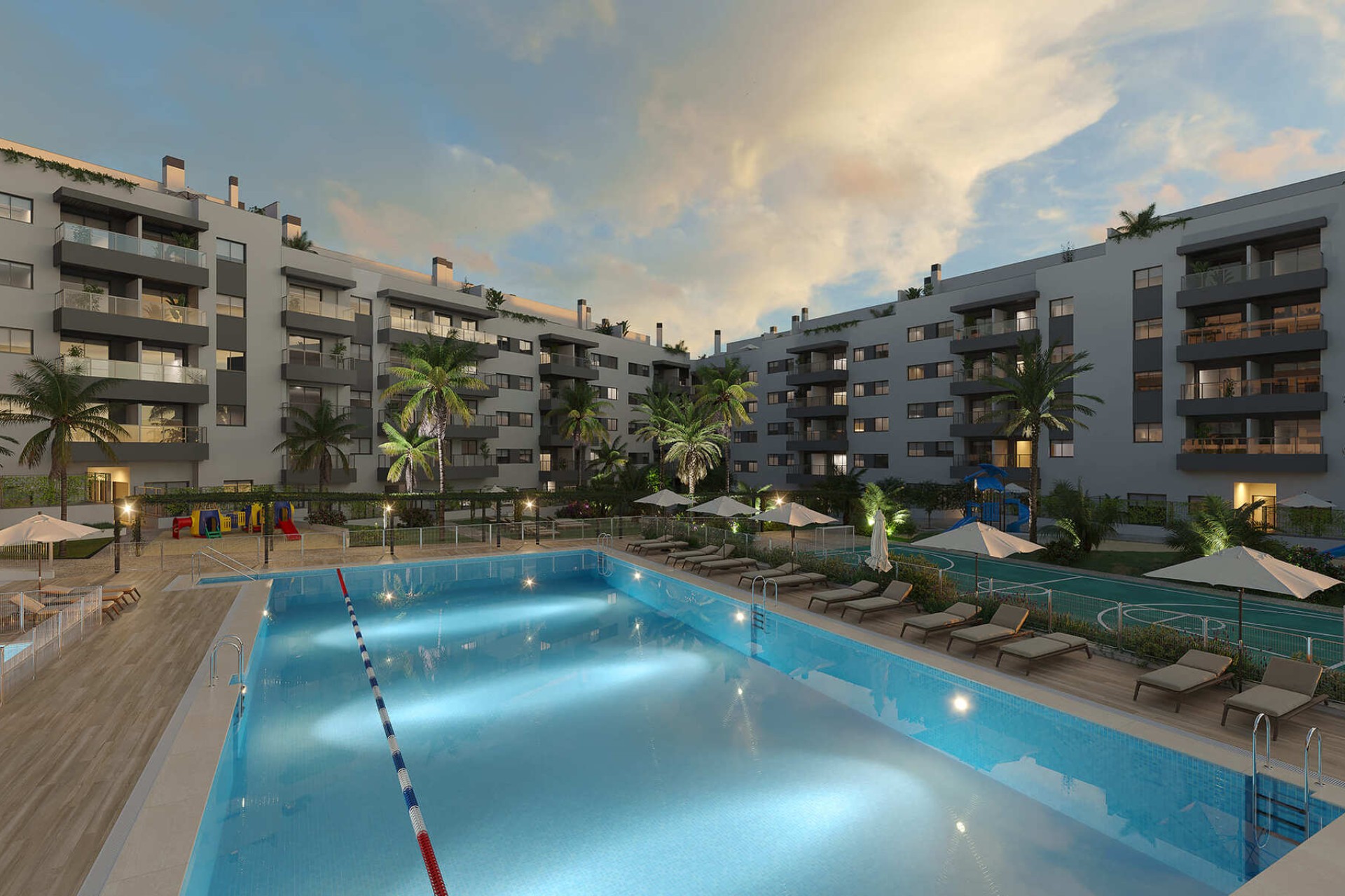 Nieuwbouw Woningen - Appartement / flat - Las Lagunas de Mijas