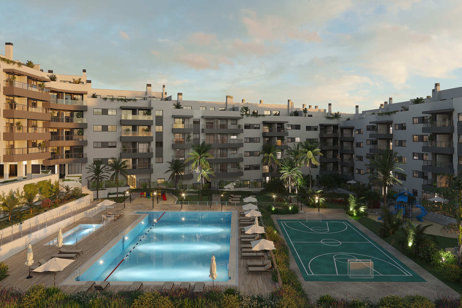 Nieuwbouw Woningen - Appartement / flat - Las Lagunas de Mijas