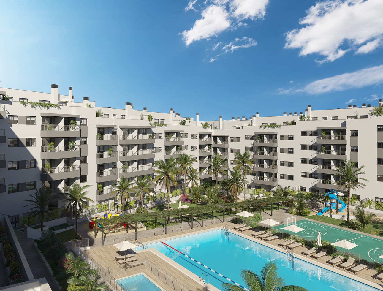 Nieuwbouw Woningen - Appartement / flat - Las Lagunas de Mijas