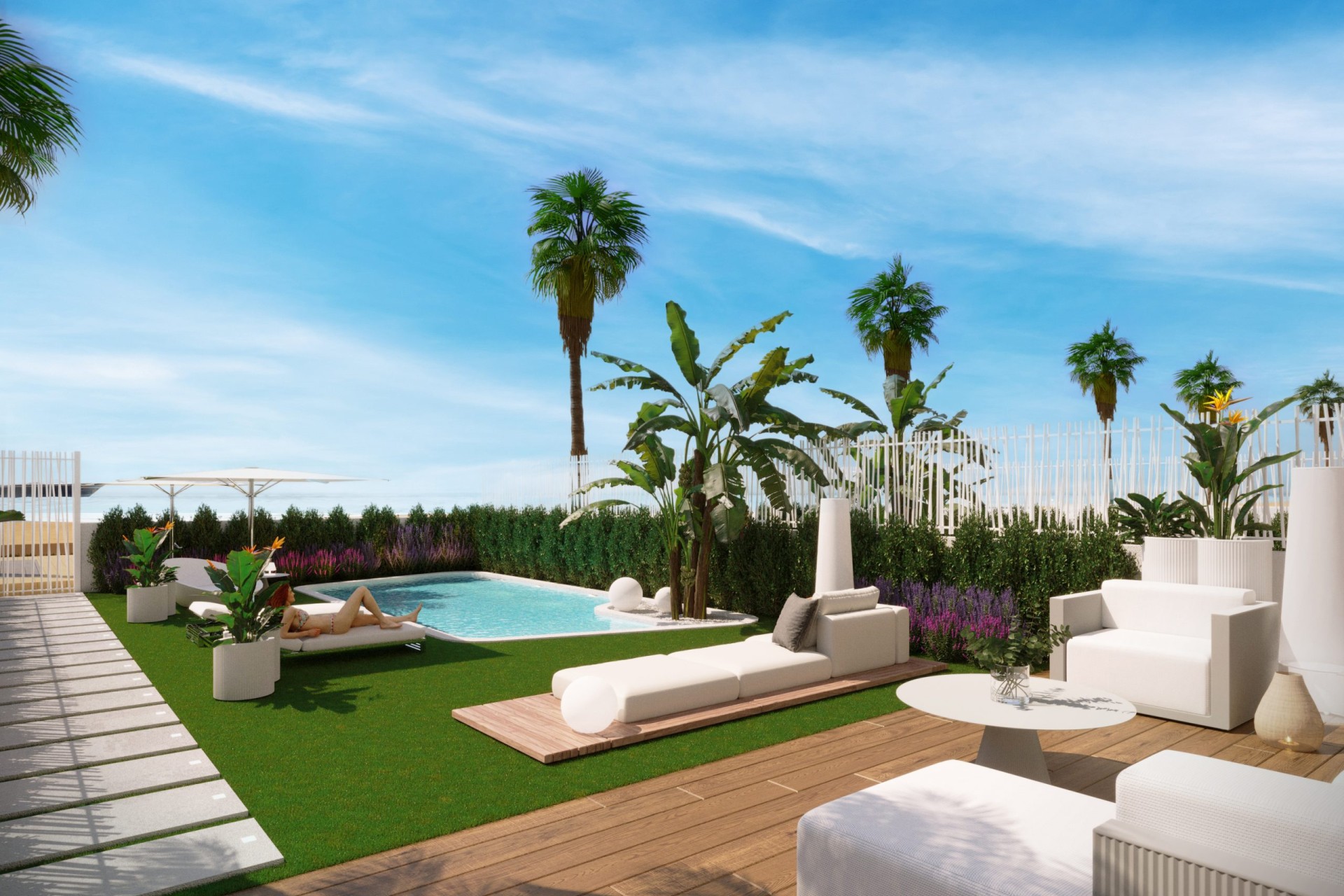 Nieuwbouw Woningen - Gelijkvloers - La Manga del Mar Menor