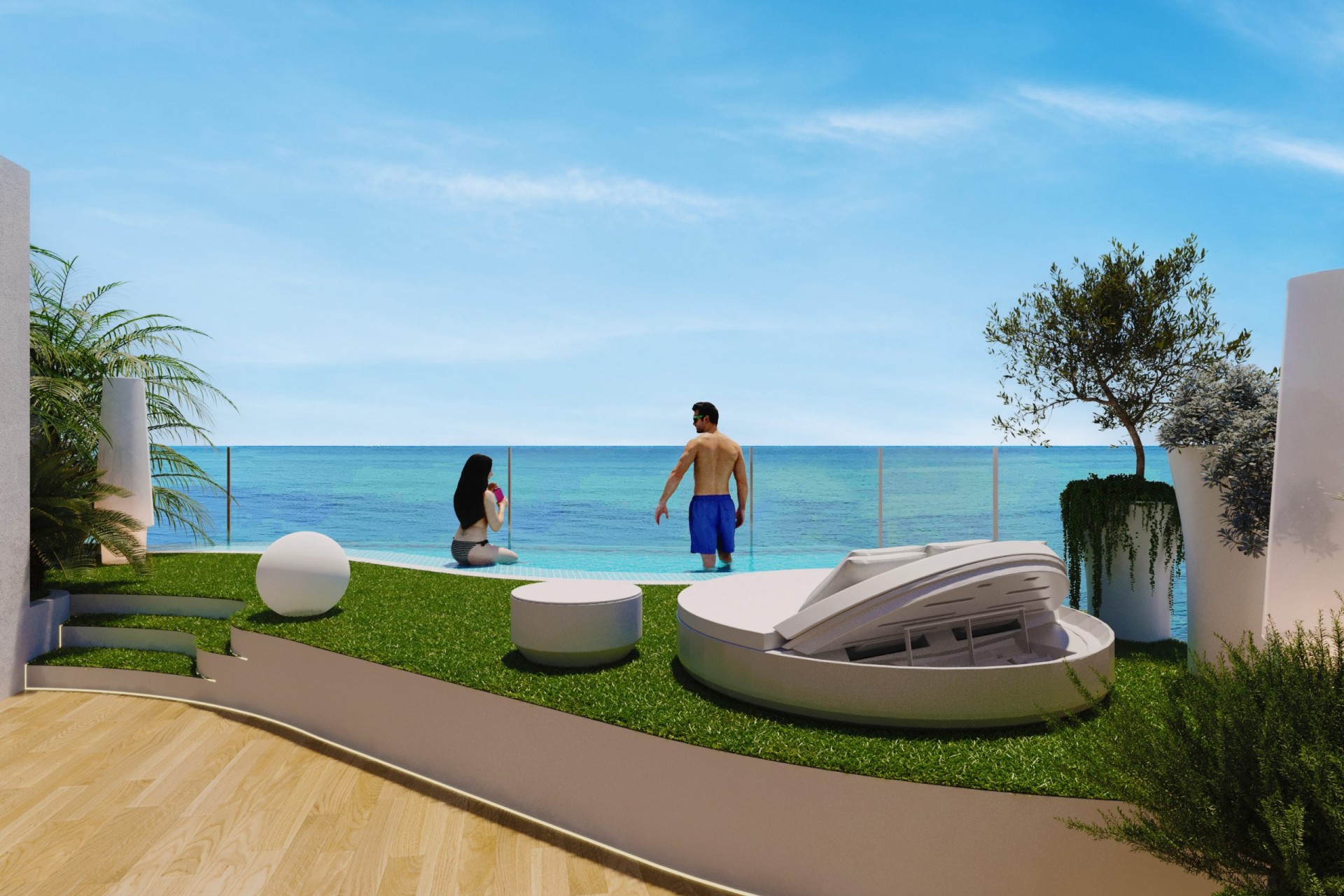 Nieuwbouw Woningen - Gelijkvloers - La Manga del Mar Menor