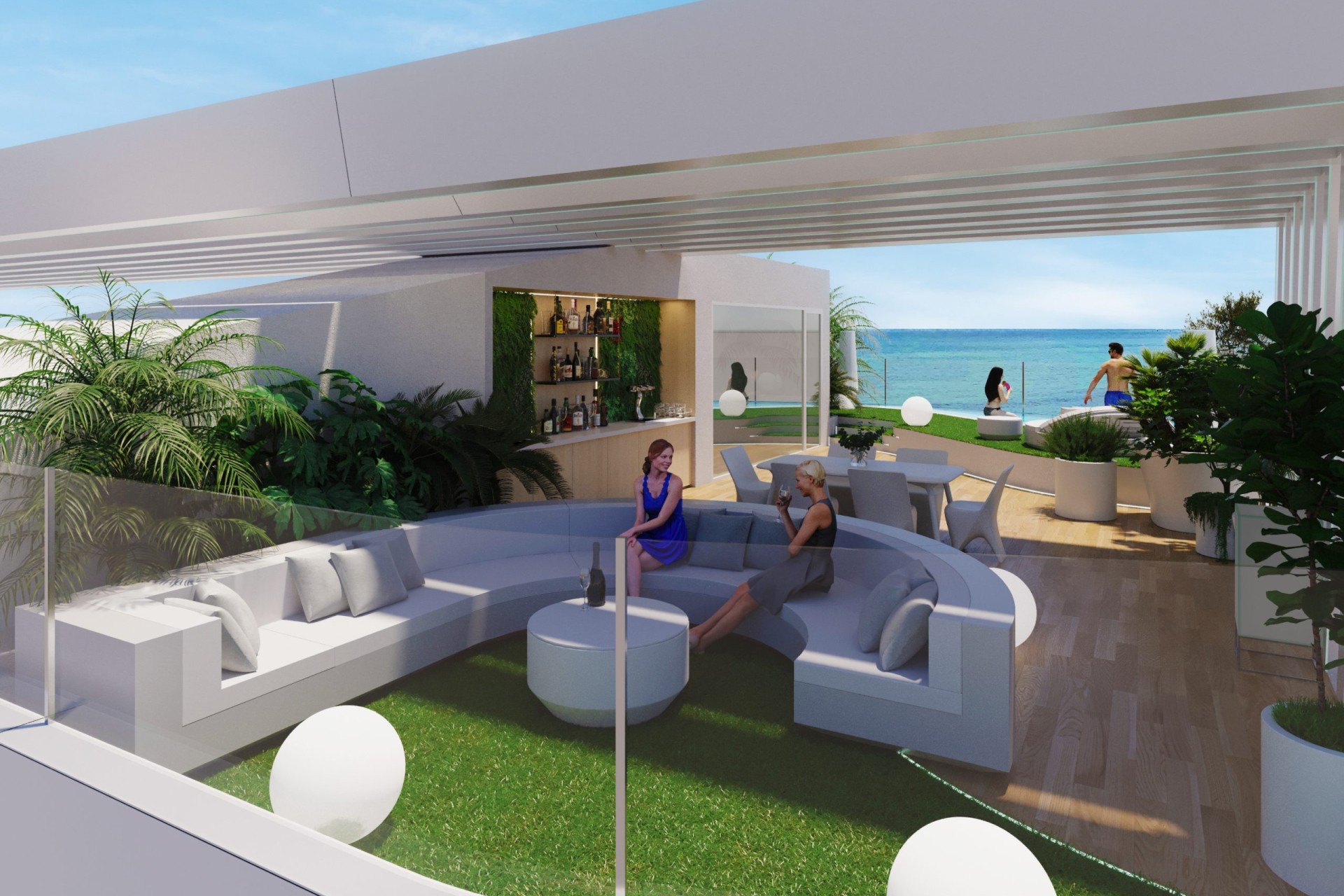 Nieuwbouw Woningen - Gelijkvloers - La Manga del Mar Menor