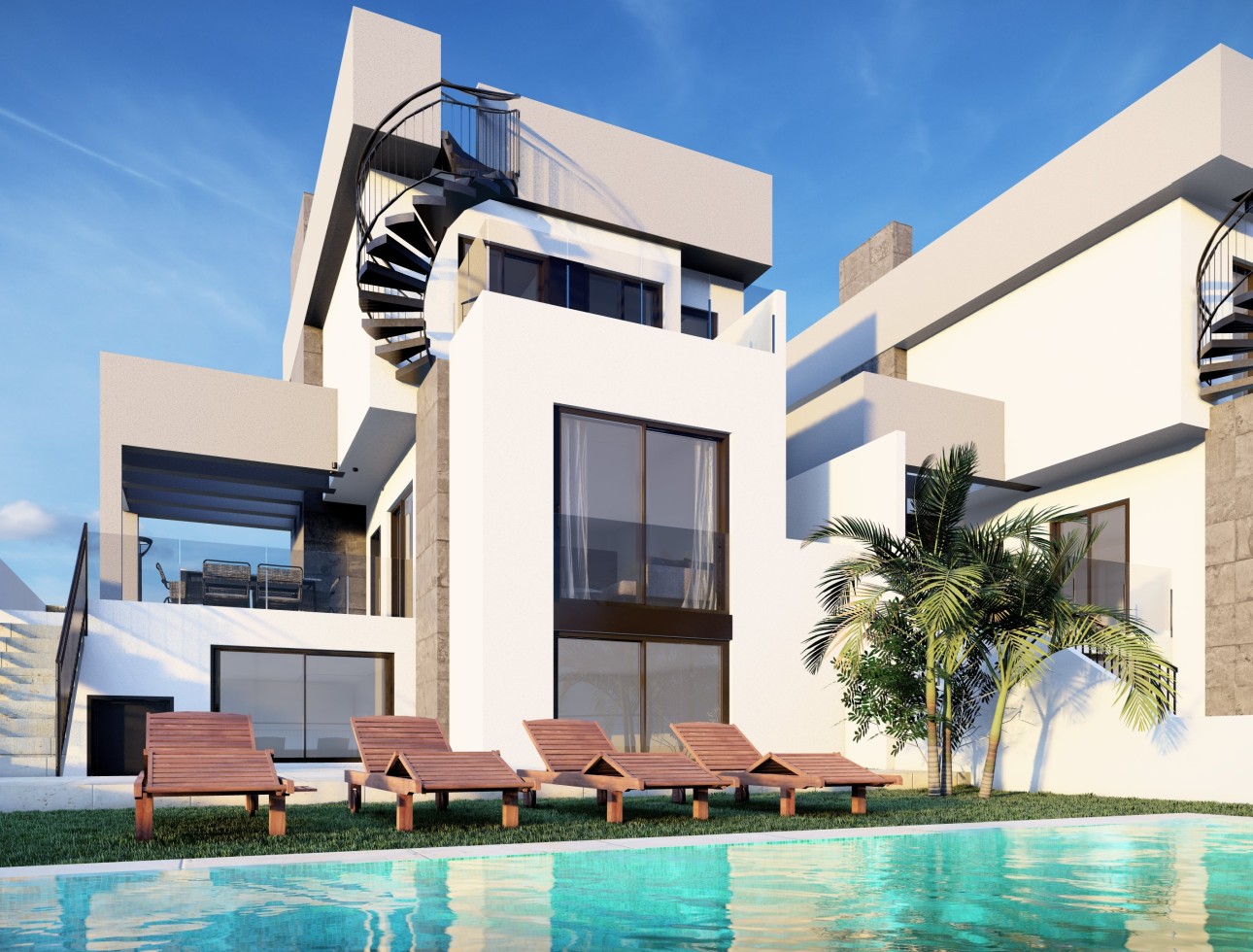 Nieuwbouw Woningen - Halfopen bebouwing - Algorfa