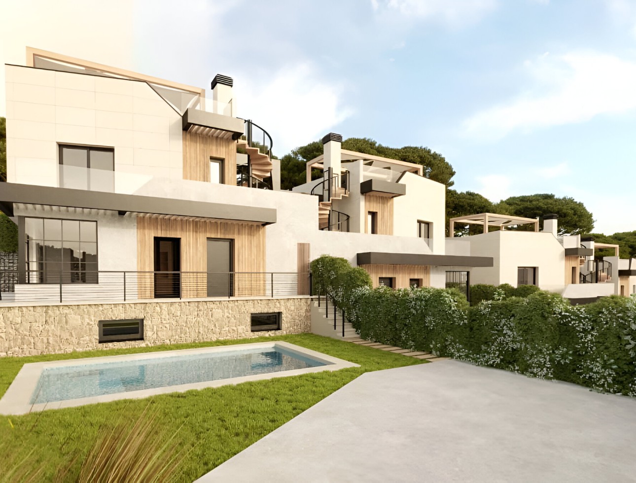 Nieuwbouw Woningen - Halfopen bebouwing - Polop