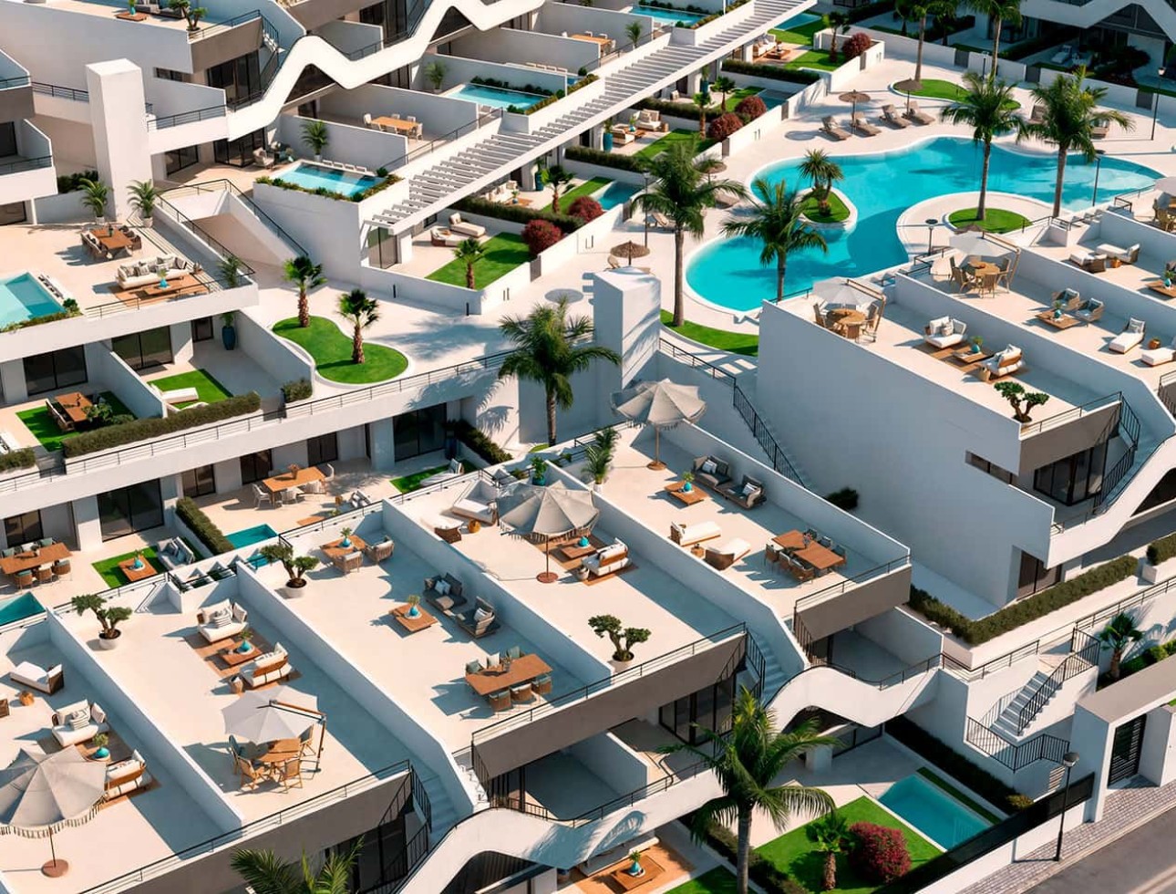 Nieuwbouw Woningen - Laaggelegen bungalow - Alfaz del Pi