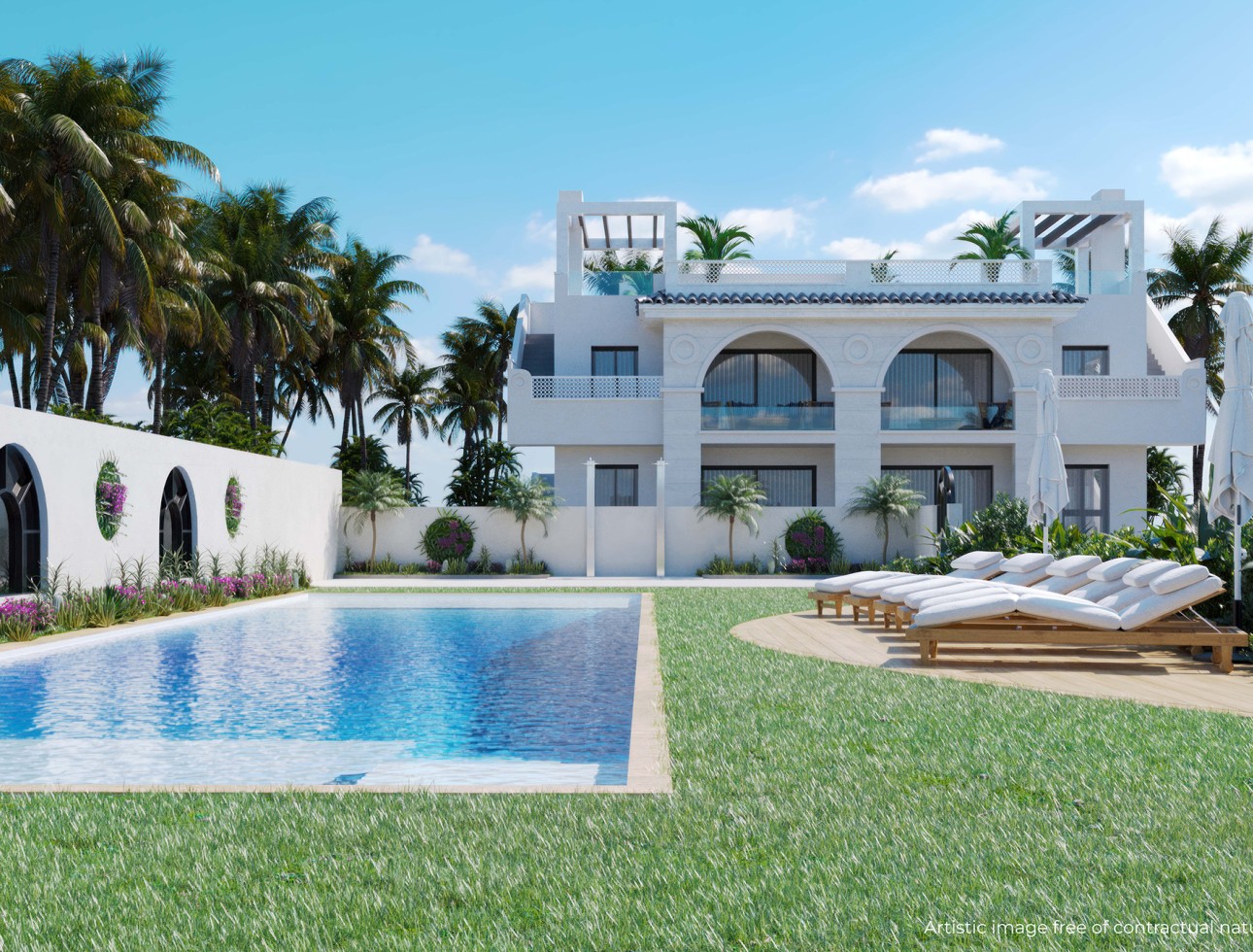 Nieuwbouw Woningen - Laaggelegen bungalow - Ciudad Quesada